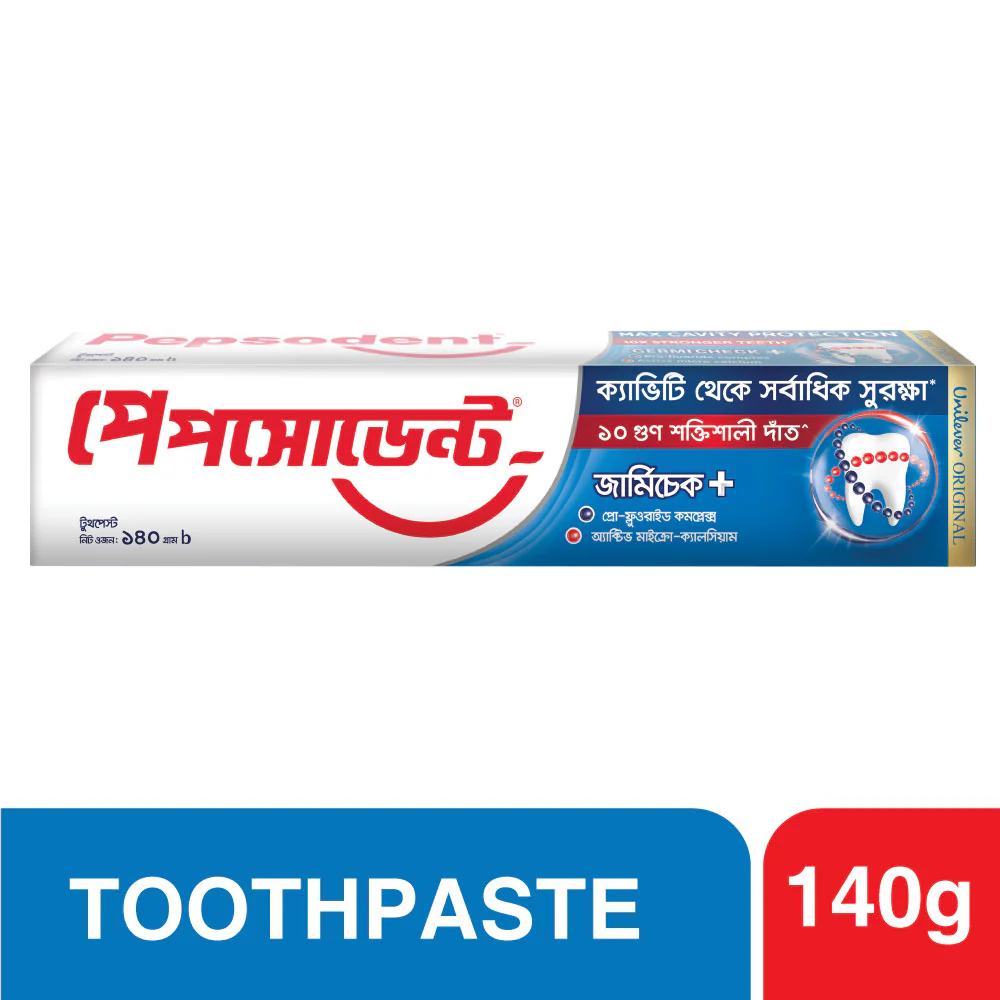 Pepsodent Germi Check+ Toothpaste – 140g